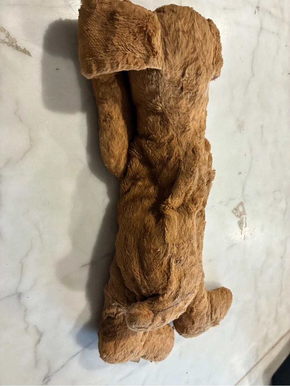 1950s Bantam US Toys Tan Brown Floppy Puppy Dog Plush Stuffed Animal